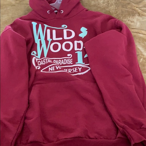 pinkish red kind of maroon wildwood hoodie - Picture 2 of 3